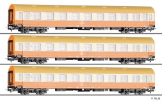 Tillig 70063 - H0 - 3-tlg. Set Personenwagenset Städteexpress, DR, Ep. IV